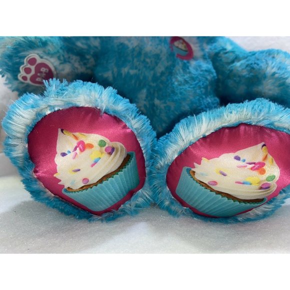 Build A Bear BAB Blue Happy Birthday Tye Dye Teddy Bear Plush Stuffed Animal 16" - Picture 8 of 9